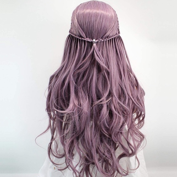 💫LUNA PURPLE 22” BRAIDED LACE-FRONT Wig💫 *NWT* - Picture 4 of 5